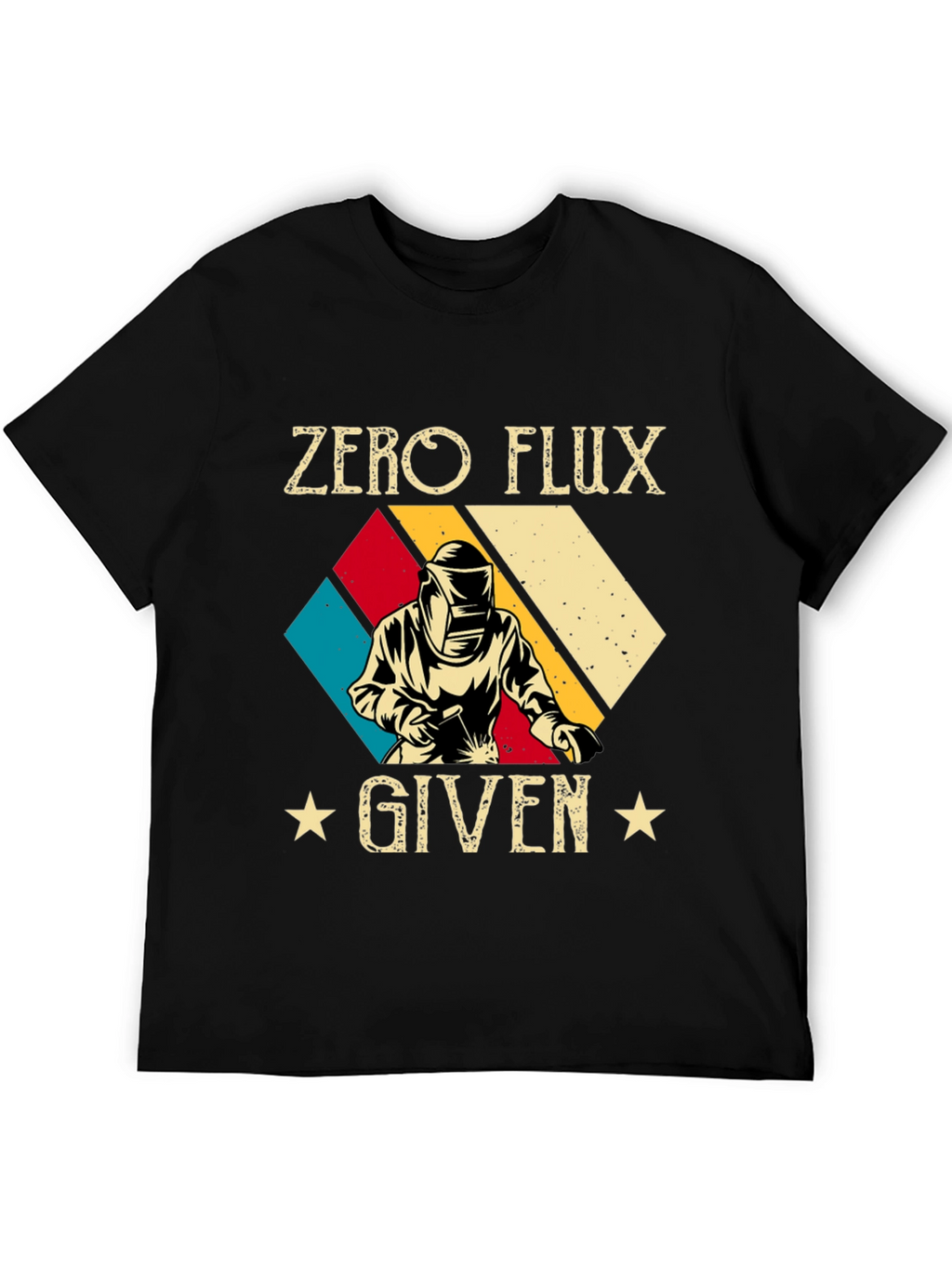 Zero Flux Given Black Graphic Tee