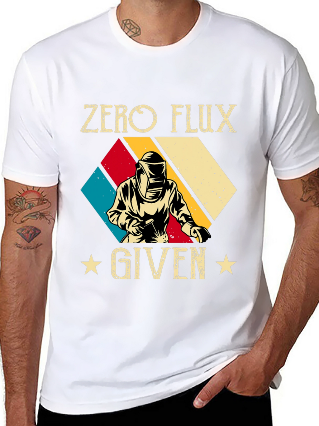 Zero Flux Given Black Graphic Tee