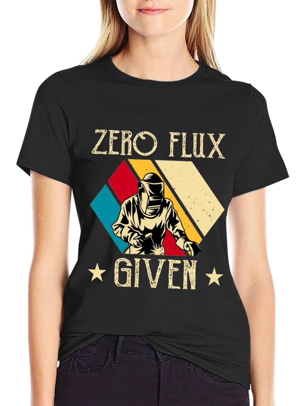 Zero Flux Given Black Graphic Tee