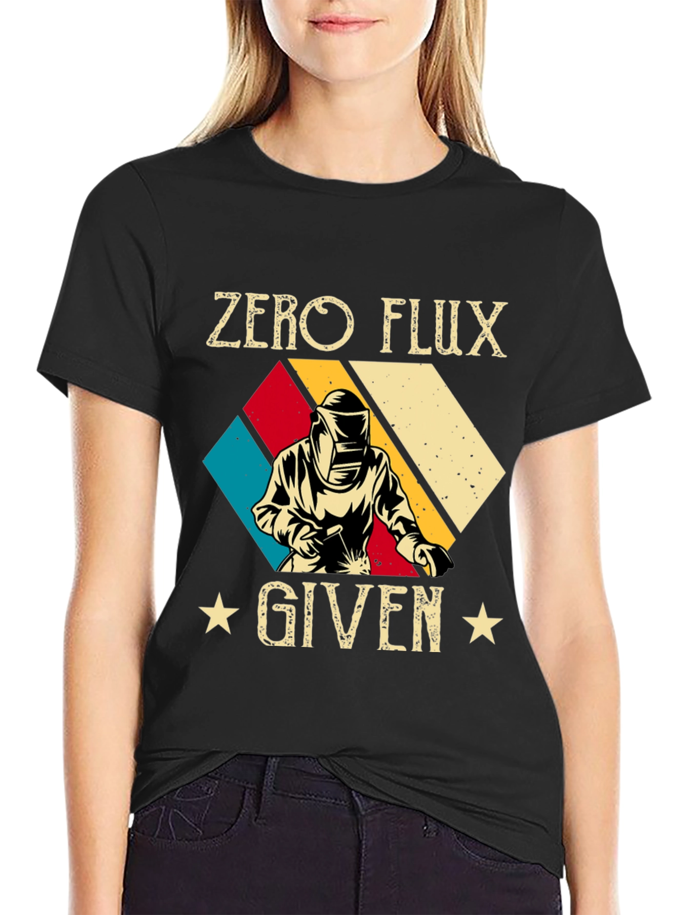 Zero Flux Given Black Graphic Tee