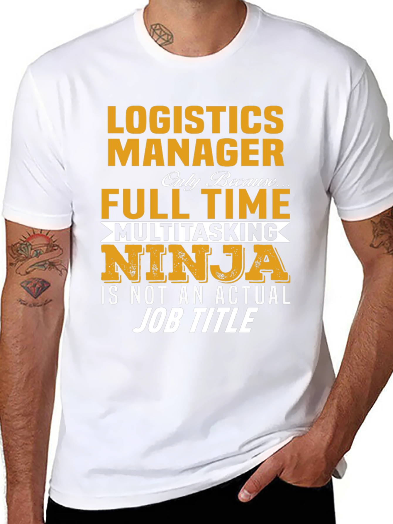 Logistics Manager Full Time Ninja T-Shirt