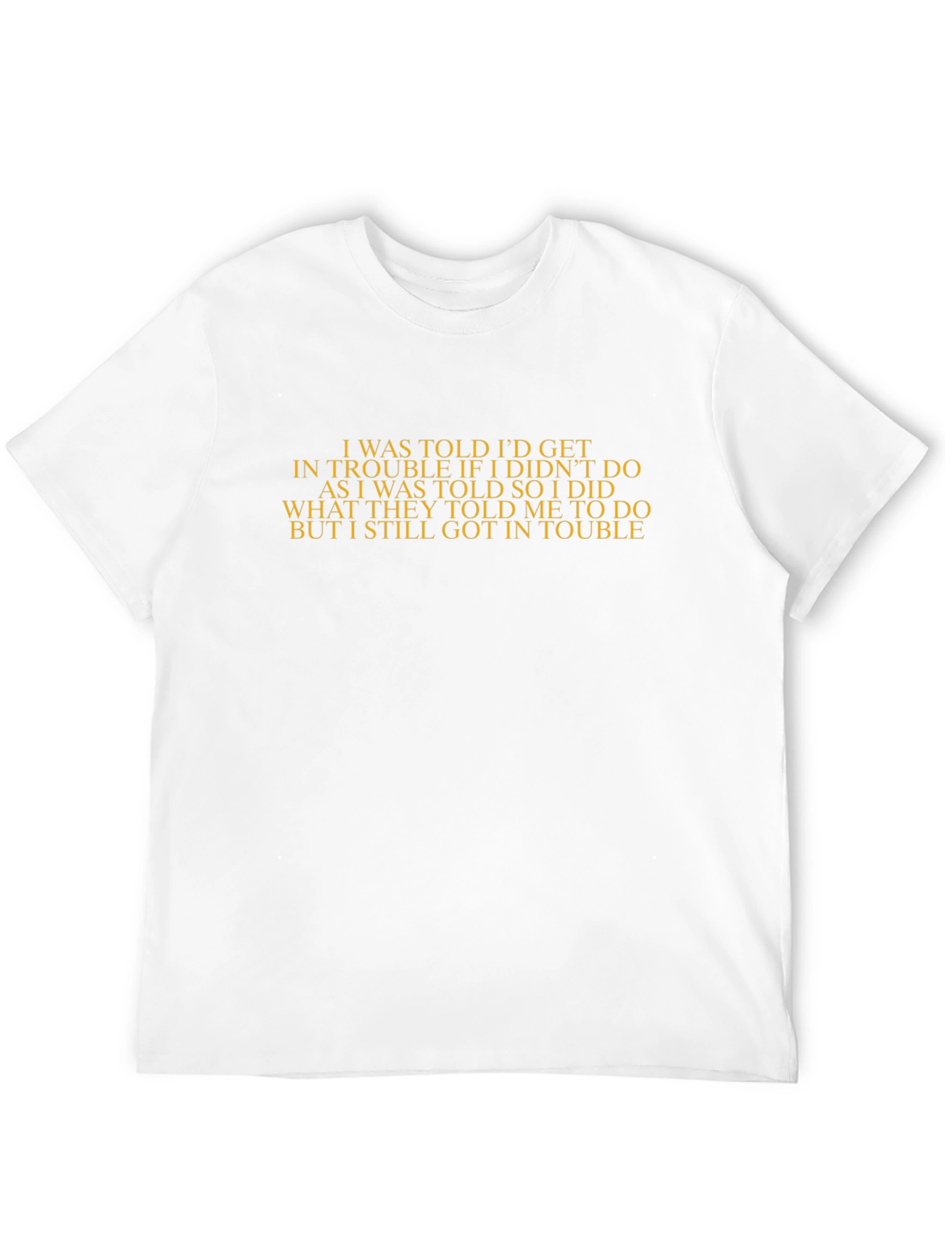 Trouble Told Black T-Shirt - Sarcastic Tee