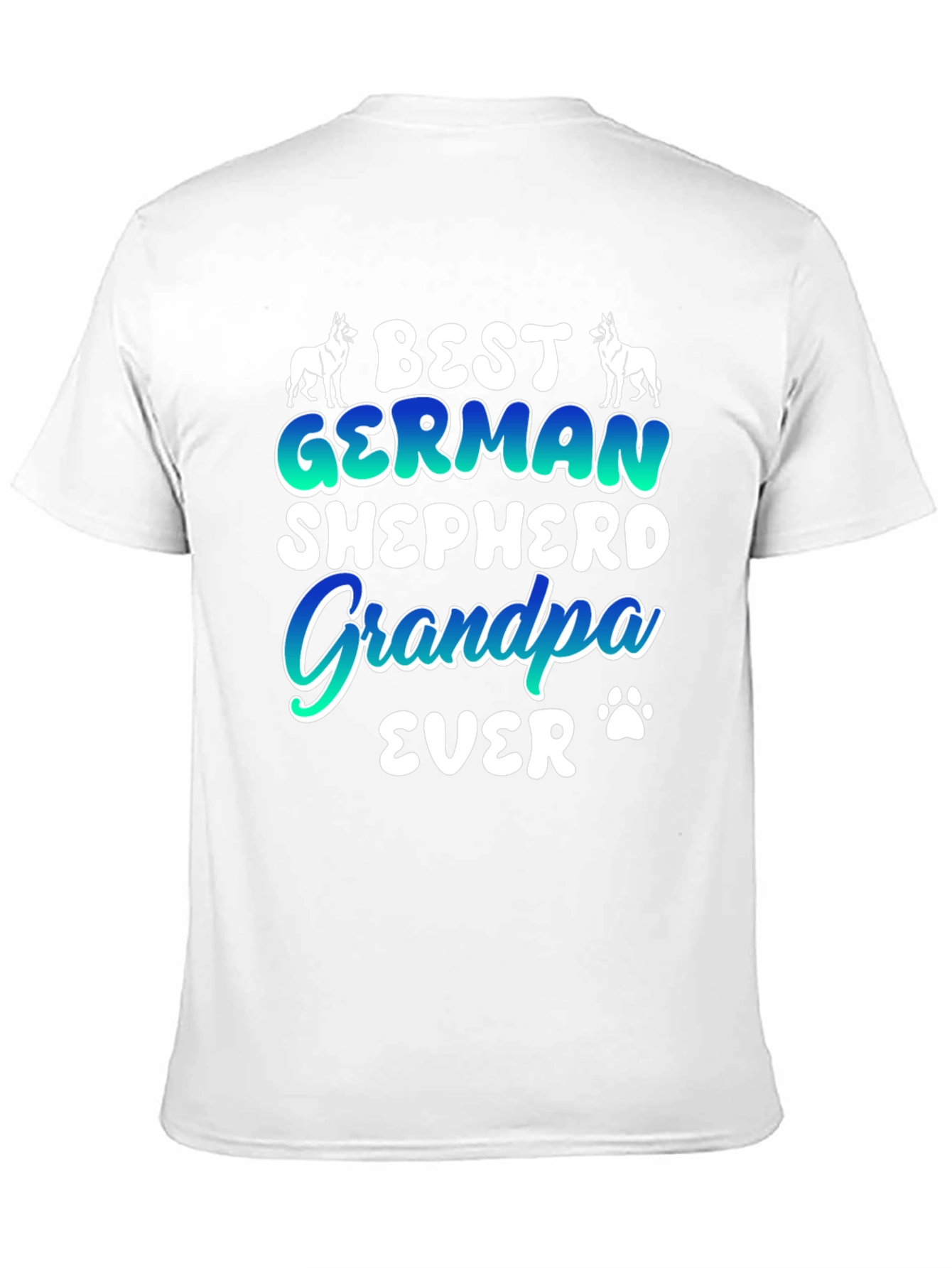 Best German Shepherd Grandpa Ever Graphic T-Shirt