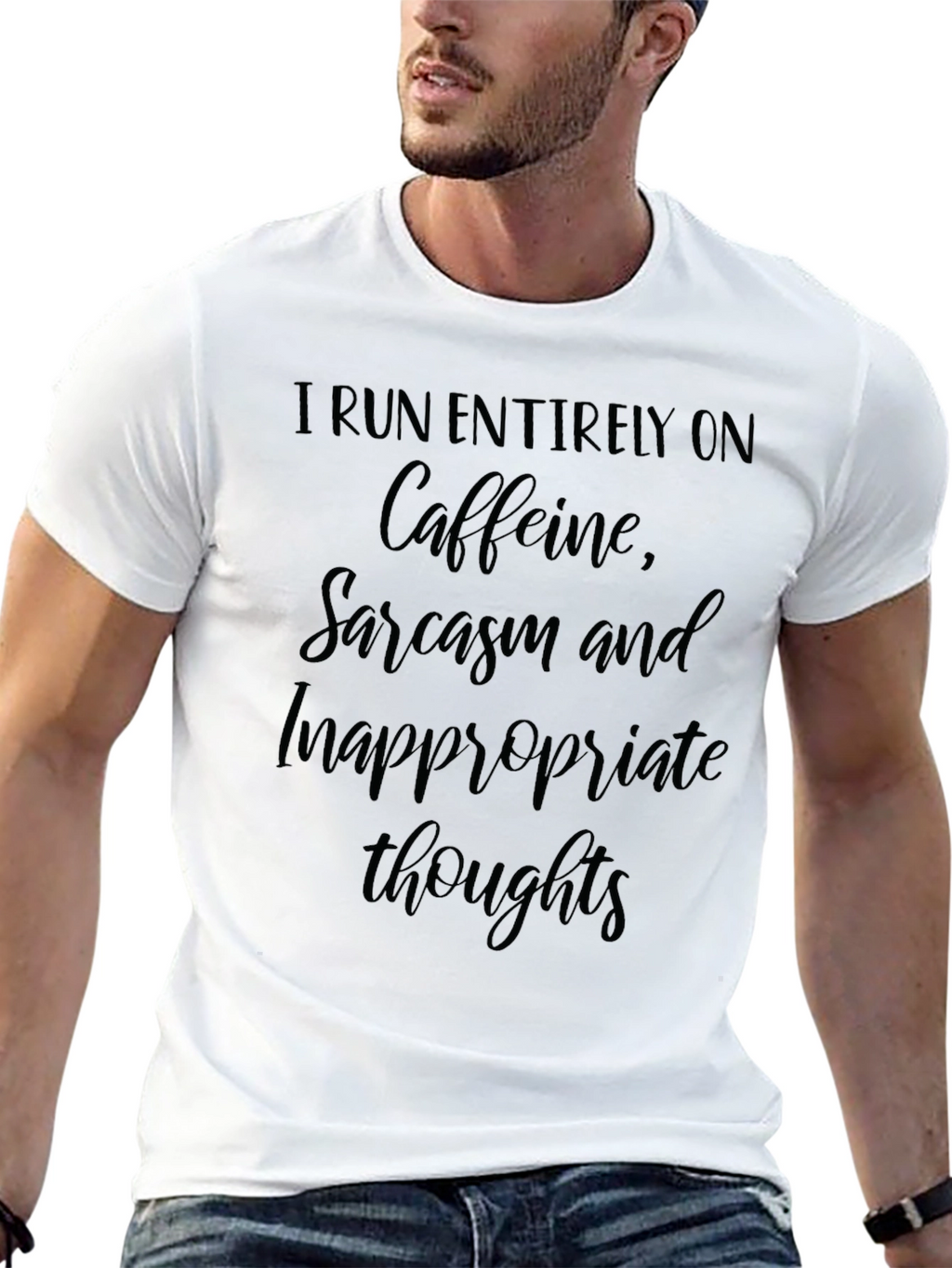 Sarcastic Caffeine Thought T-Shirt