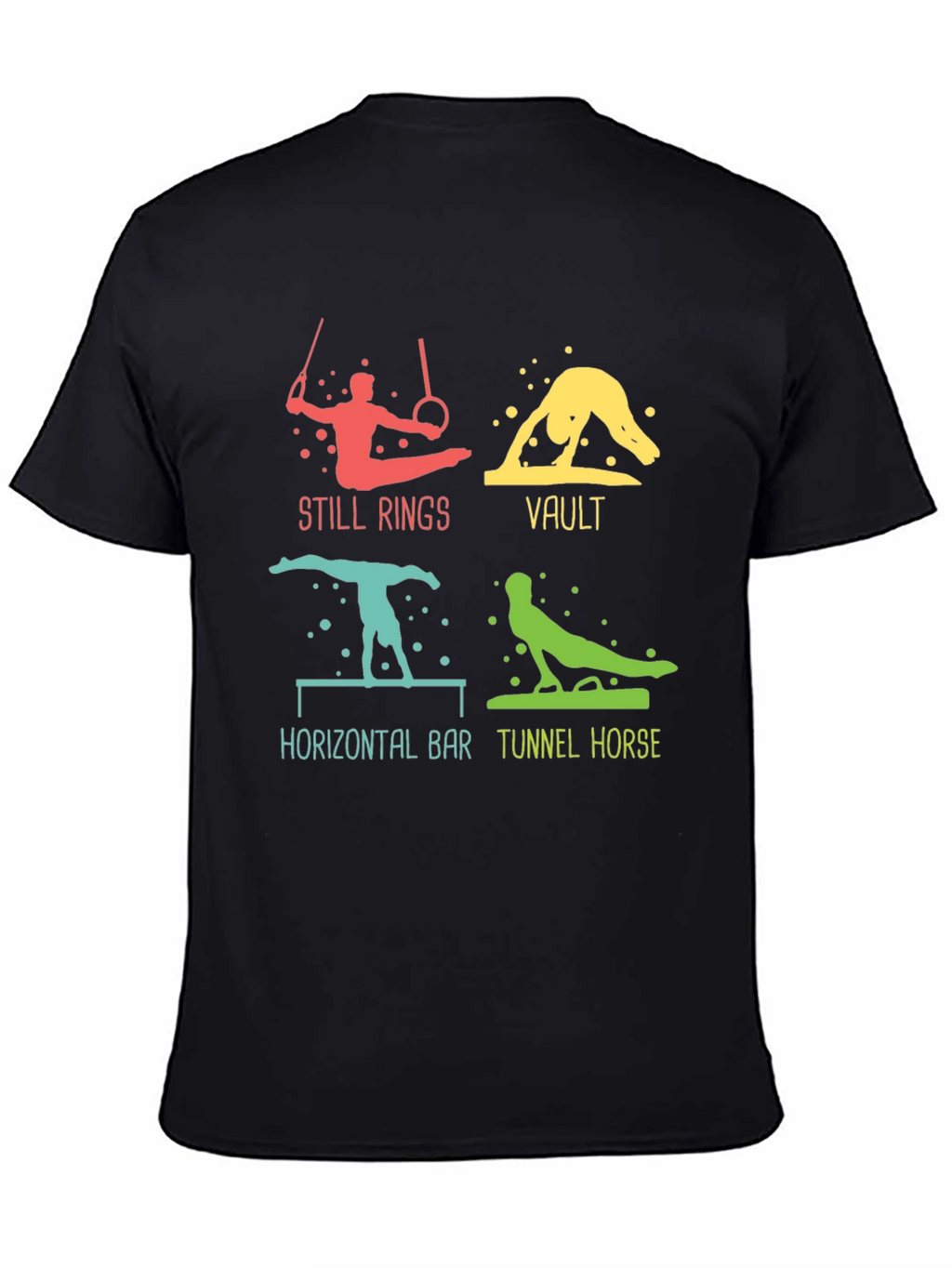 Gymnastics Events Graphic T-Shirt