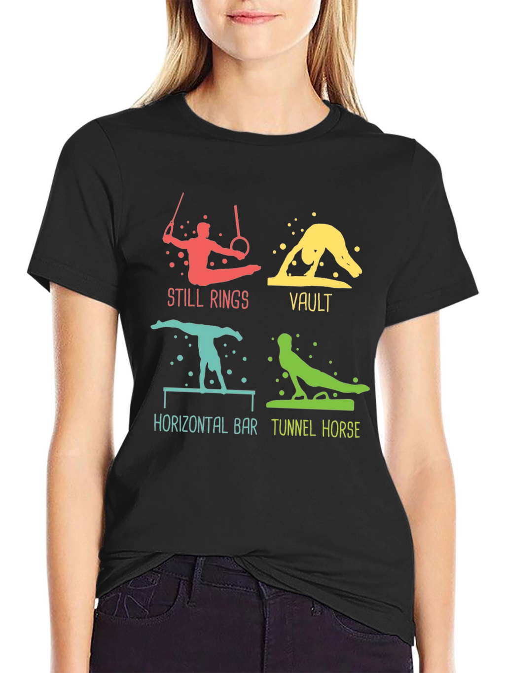 Gymnastics Events Graphic T-Shirt