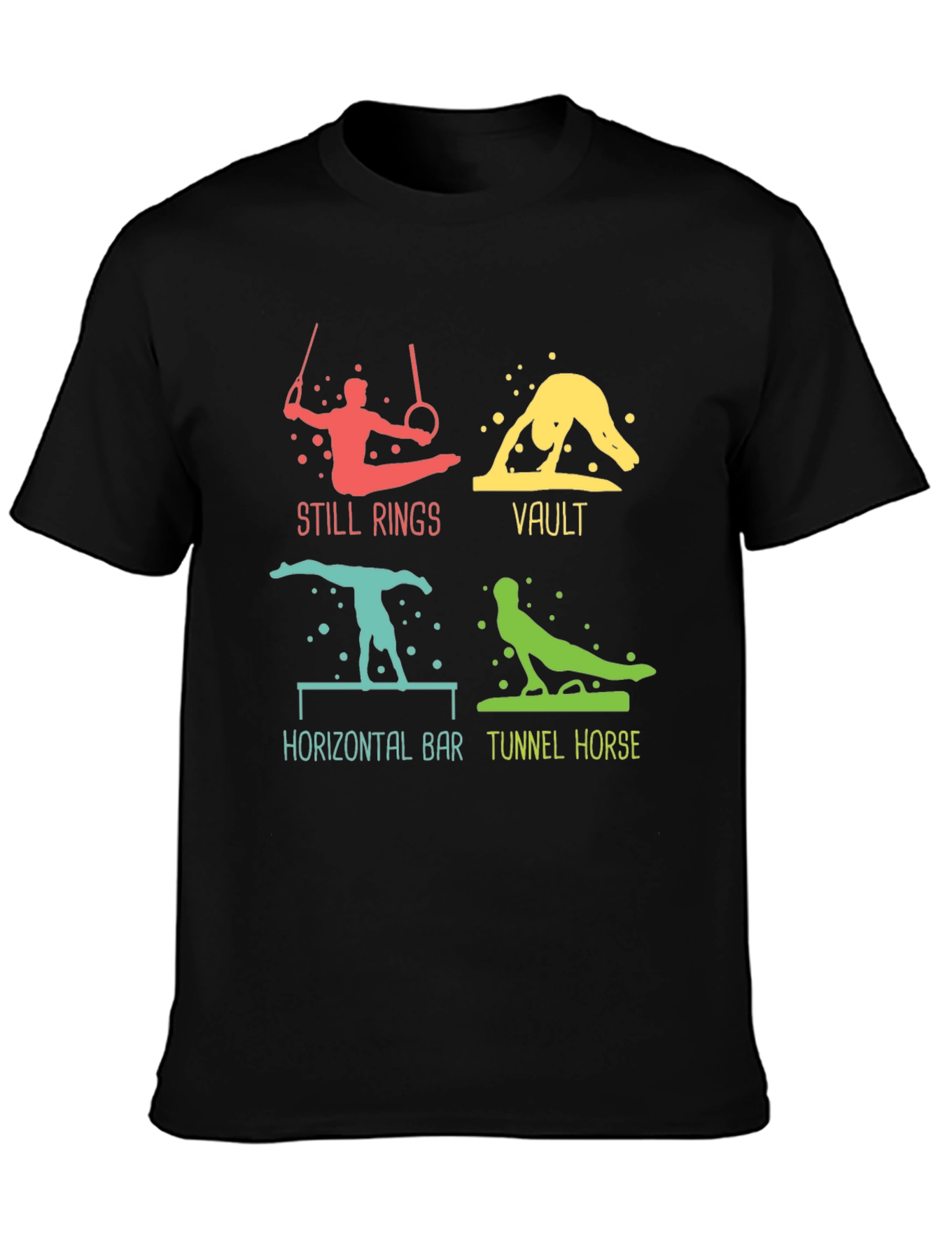 Gymnastics Events Graphic T-Shirt