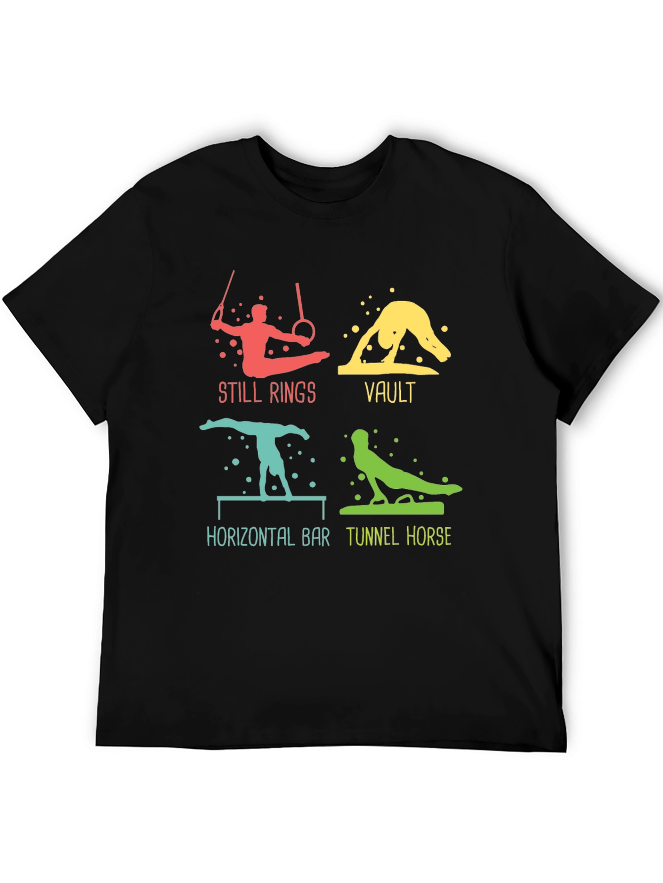 Gymnastics Events Graphic T-Shirt