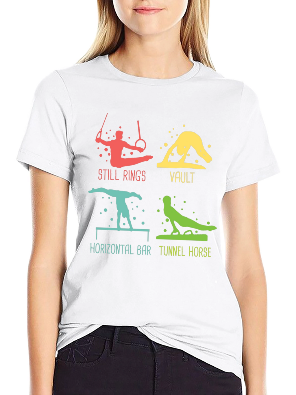Gymnastics Events Graphic T-Shirt