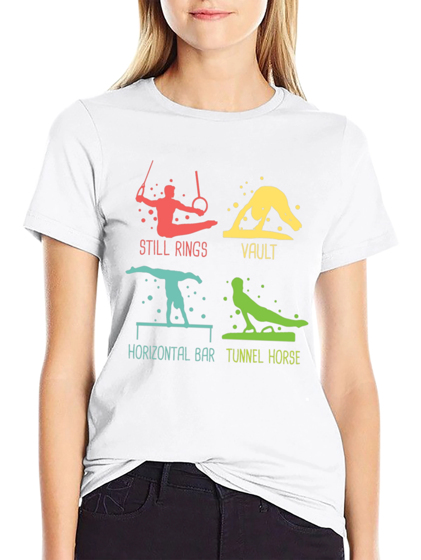 Gymnastics Events Graphic T-Shirt