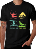 Gymnastics Events Graphic T-Shirt