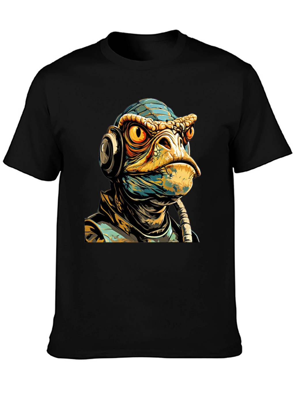 Sci-Fi Lizard Man Graphic Tee