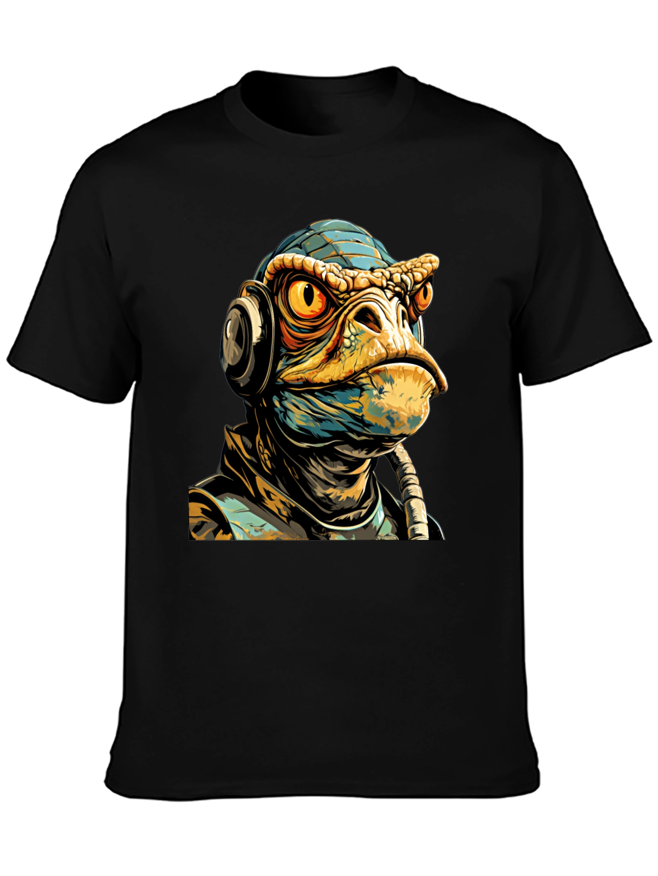 Sci-Fi Lizard Man Graphic Tee