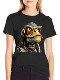 Sci-Fi Lizard Man Graphic Tee
