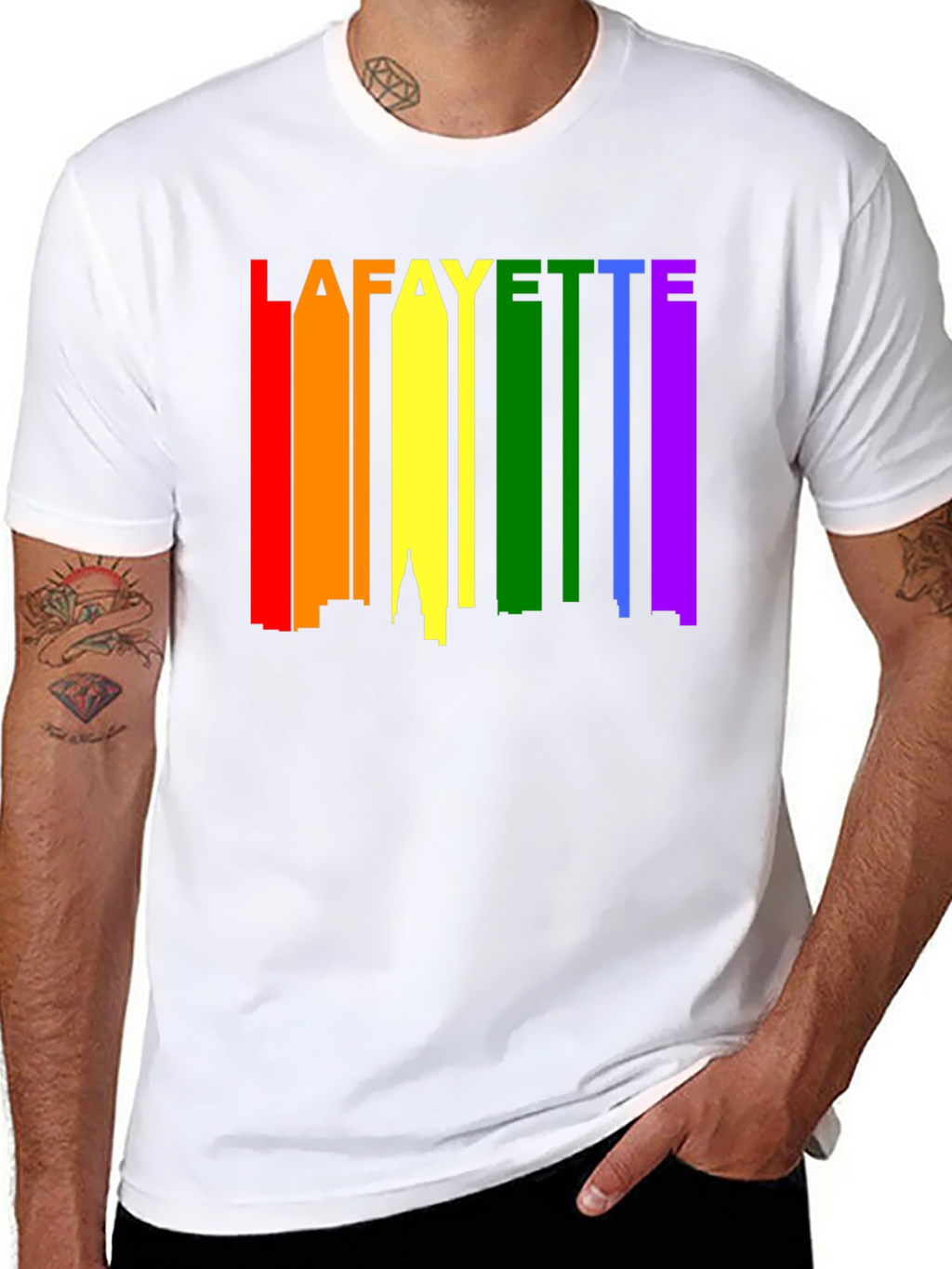 Lafayette Rainbow Pride T-Shirt