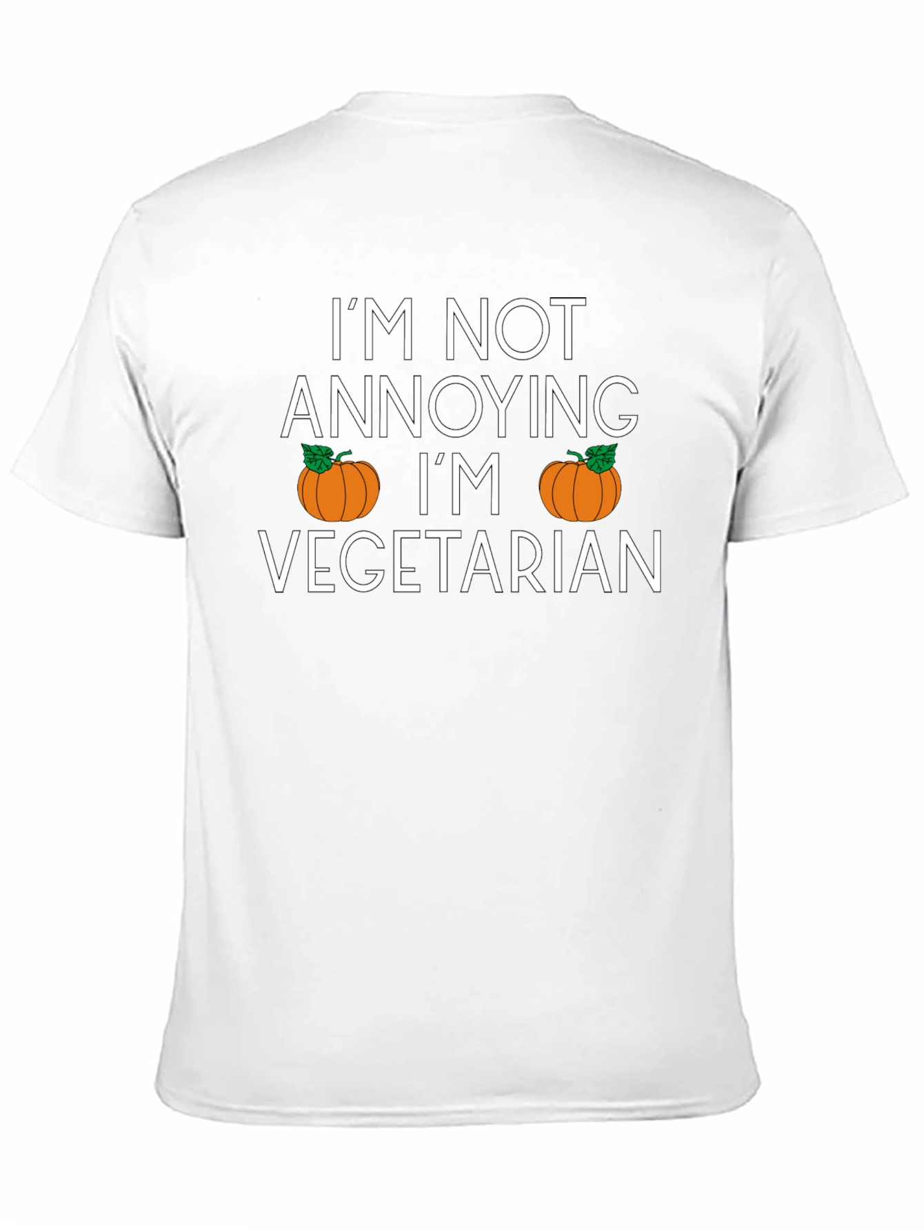 Im Not Annoying Im Vegetarian Funny T-Shirt