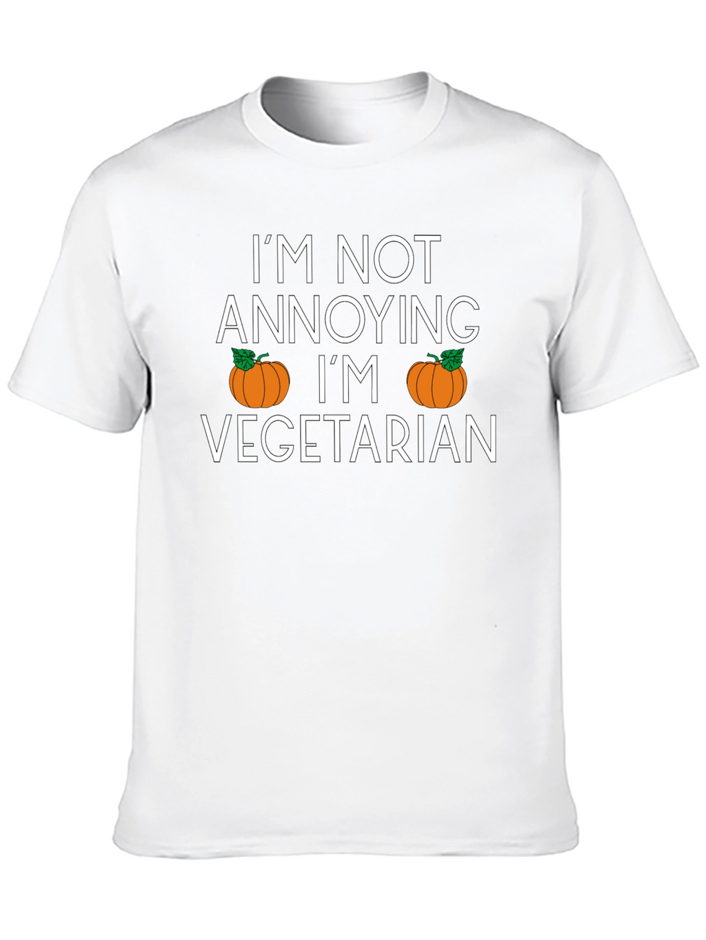 Im Not Annoying Im Vegetarian Funny T-Shirt