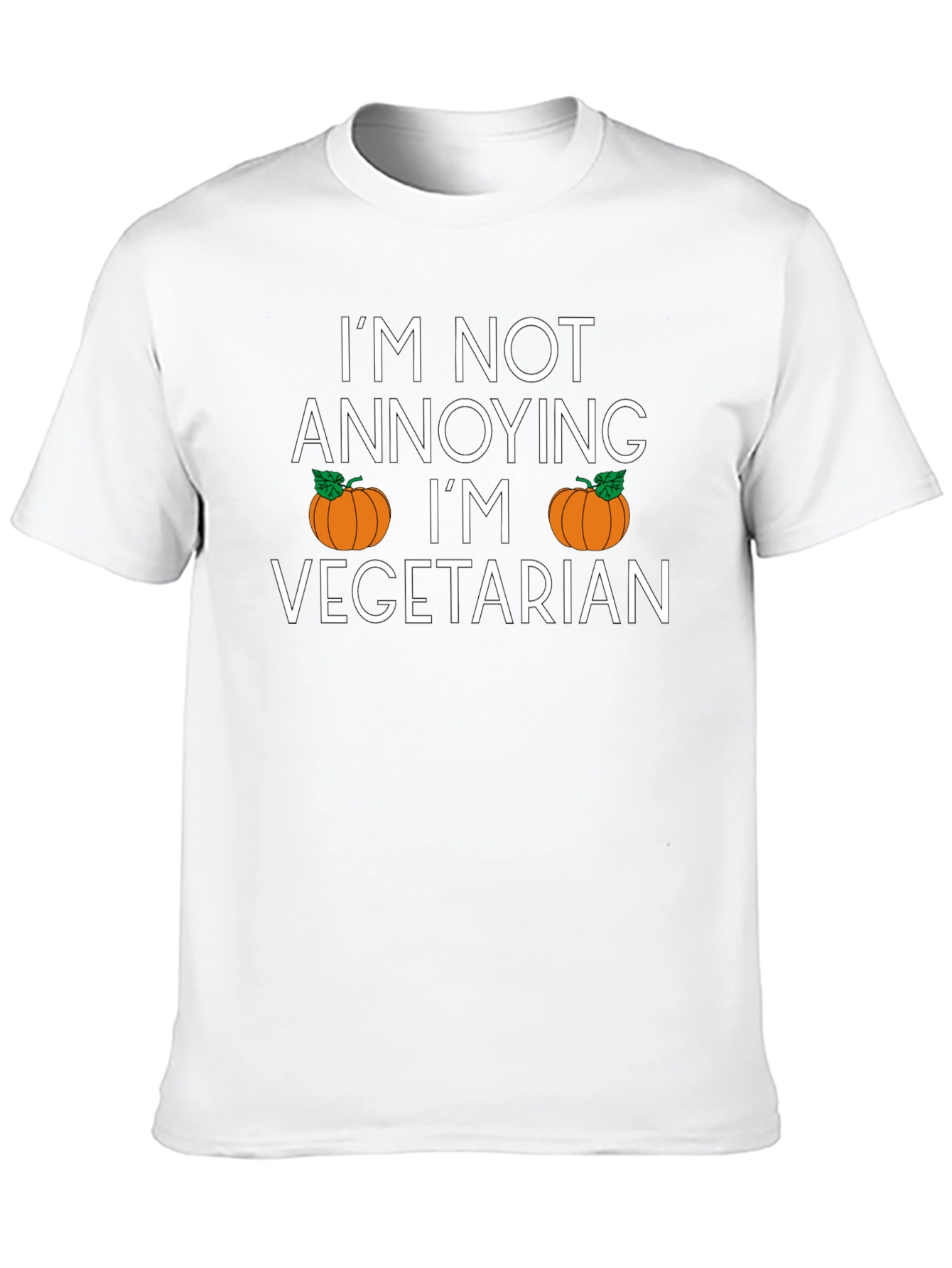 Im Not Annoying Im Vegetarian Funny T-Shirt