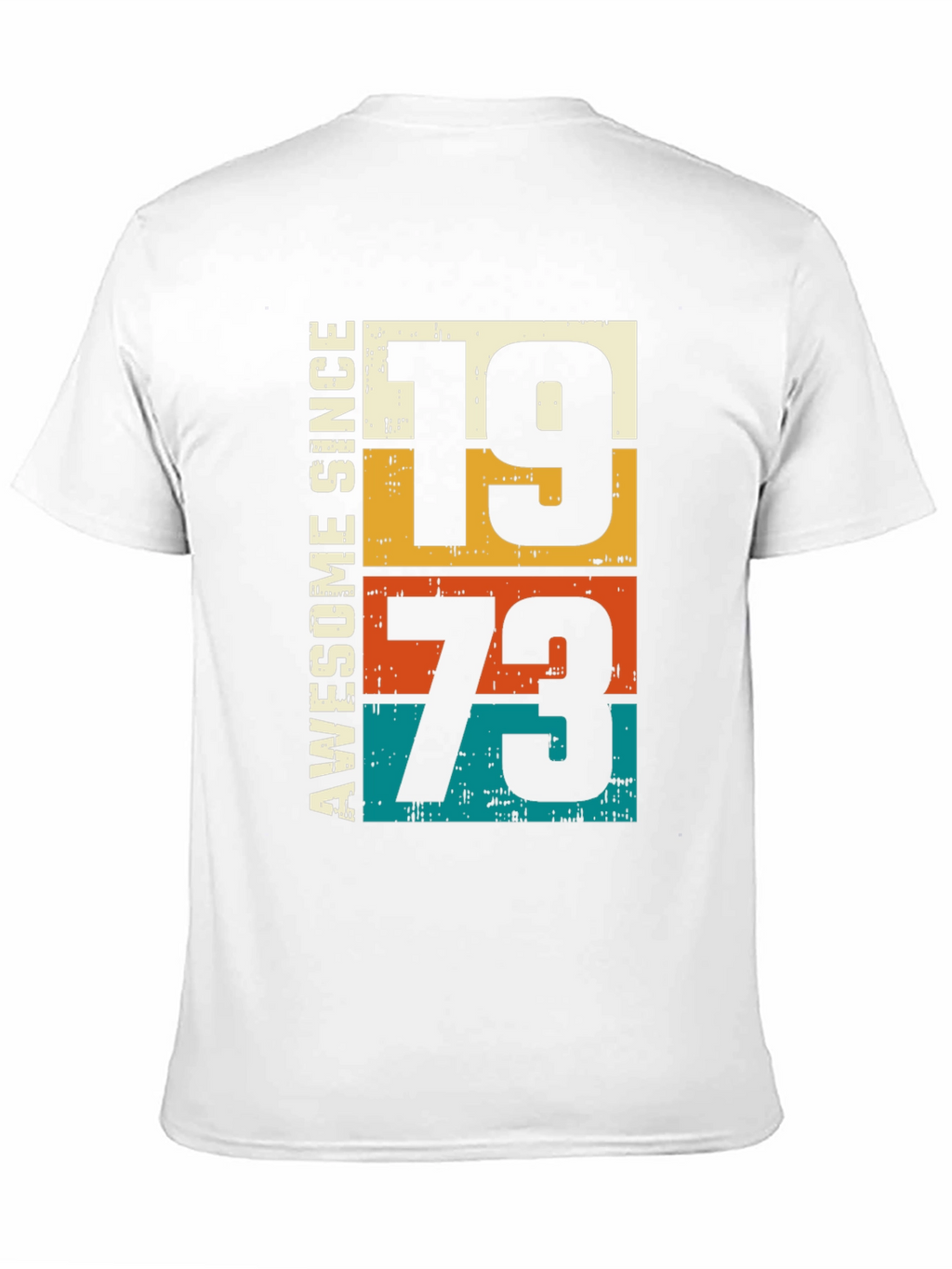 Awesome Since 1973 T-Shirt - Retro Birthday Tee