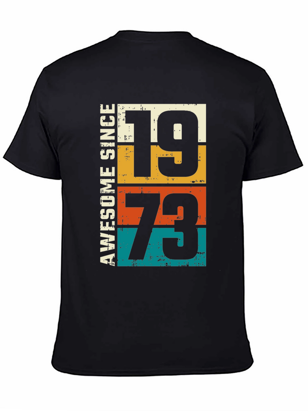 Awesome Since 1973 T-Shirt - Retro Birthday Tee
