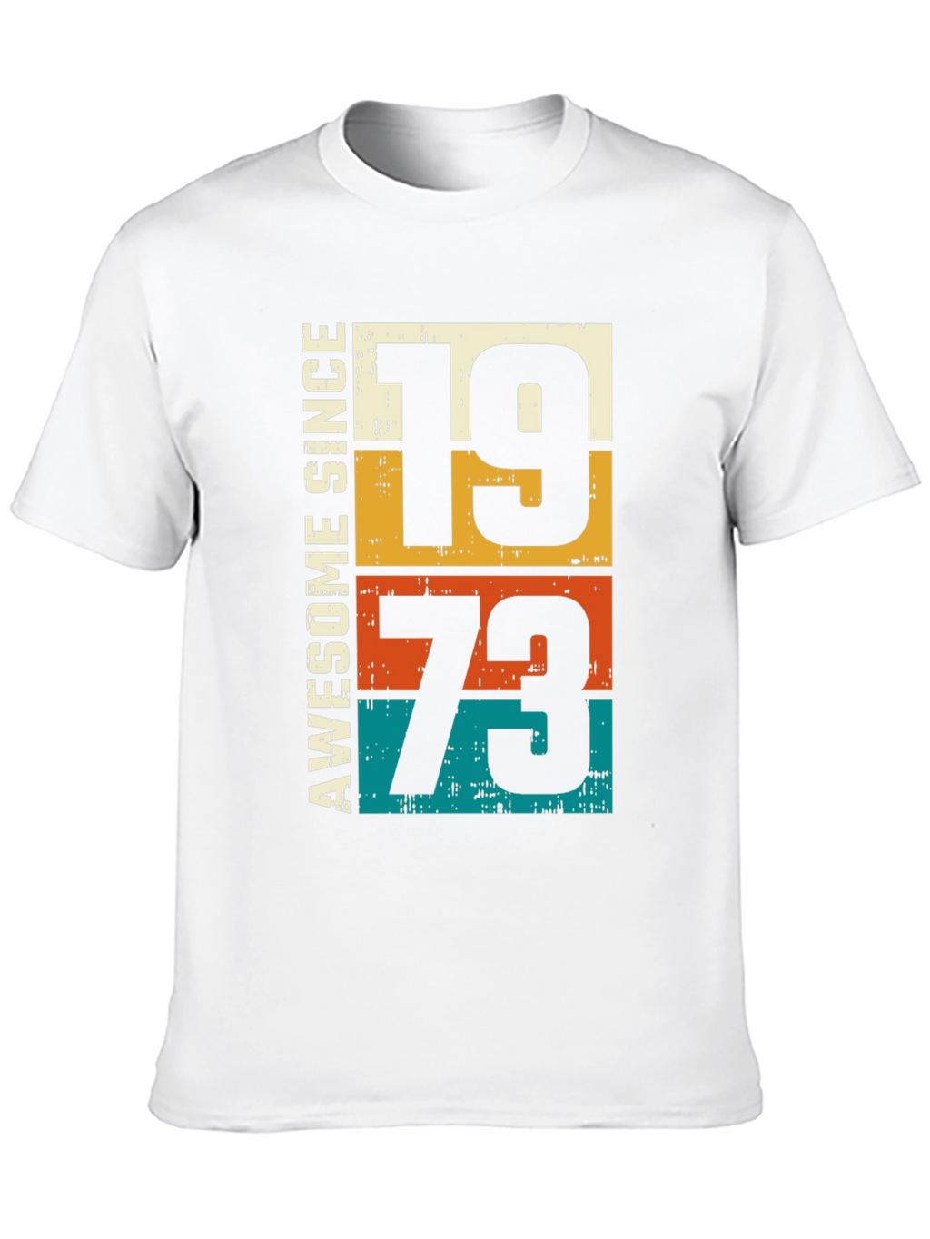 Awesome Since 1973 T-Shirt - Retro Birthday Tee