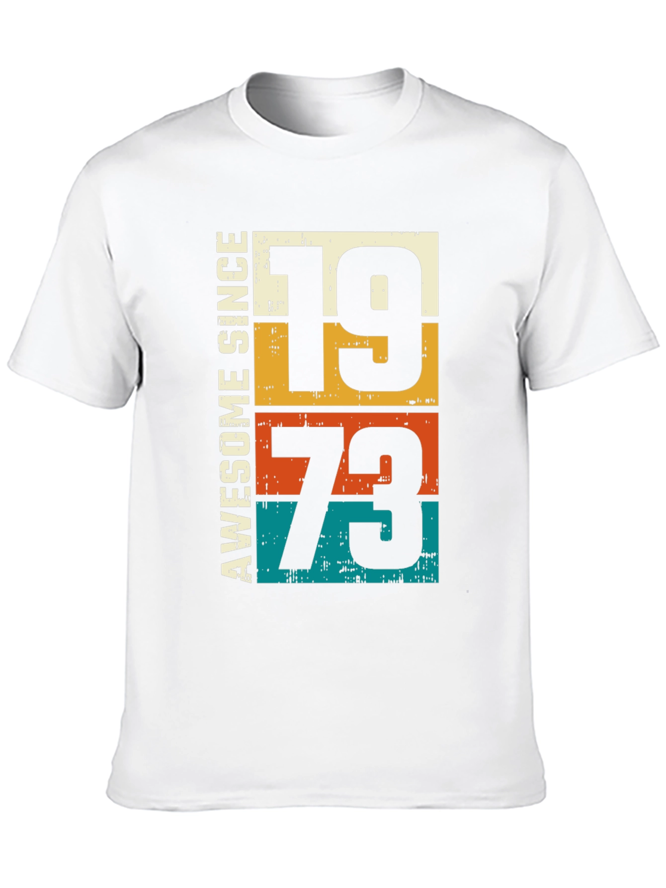 Awesome Since 1973 T-Shirt - Retro Birthday Tee