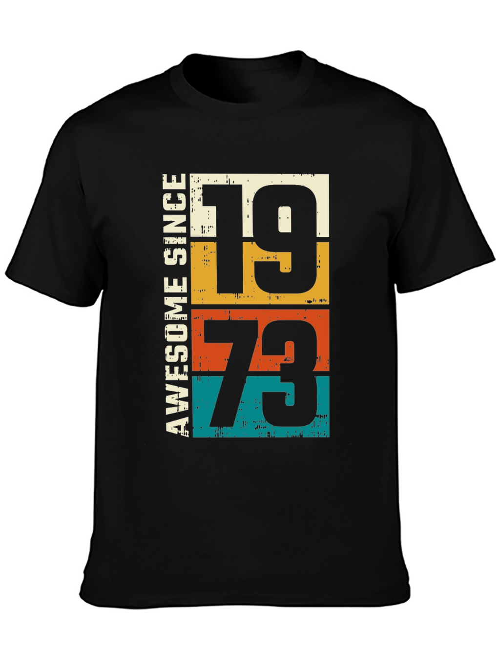 Awesome Since 1973 T-Shirt - Retro Birthday Tee