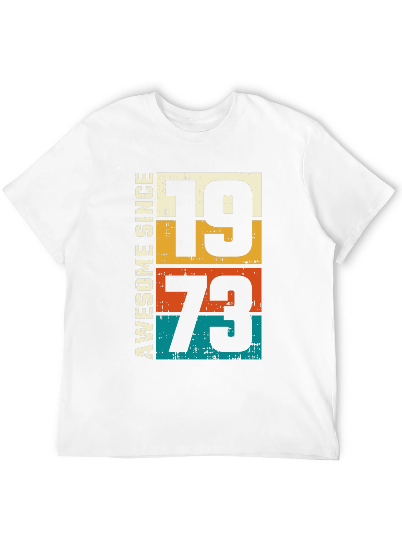 Awesome Since 1973 T-Shirt - Retro Birthday Tee