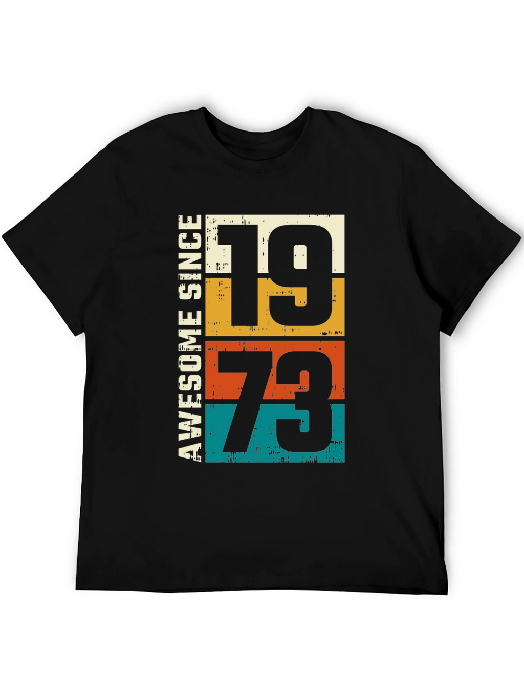 Awesome Since 1973 T-Shirt - Retro Birthday Tee