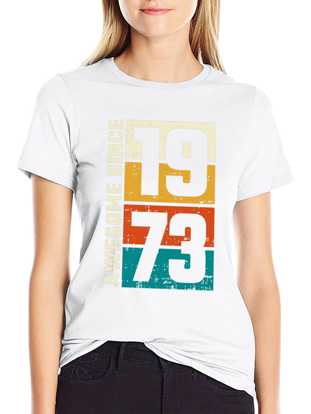 Awesome Since 1973 T-Shirt - Retro Birthday Tee
