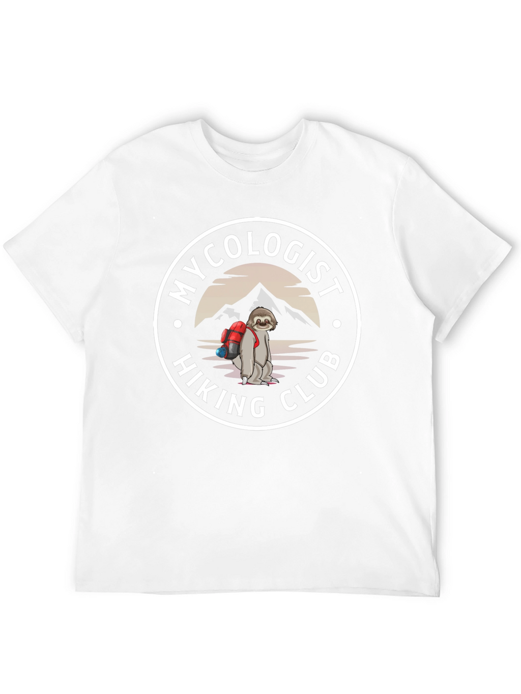Mycologist Hiking Club Sloth T-Shirt