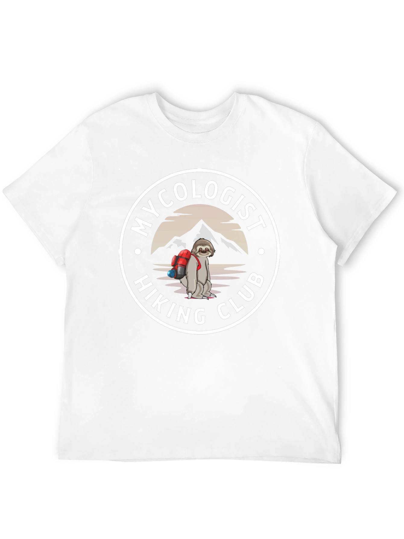 Mycologist Hiking Club Sloth T-Shirt