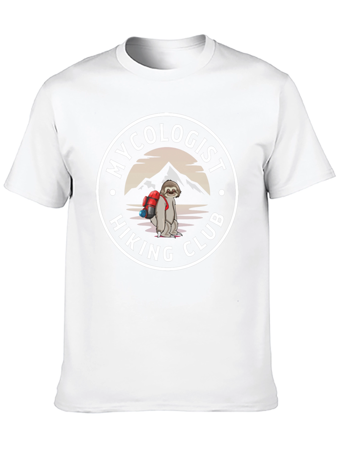 Mycologist Hiking Club Sloth T-Shirt