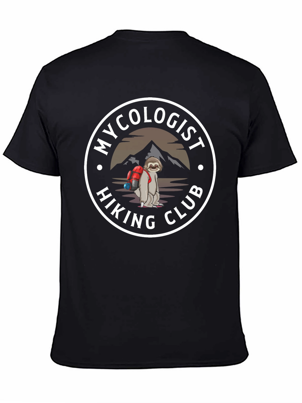 Mycologist Hiking Club Sloth T-Shirt