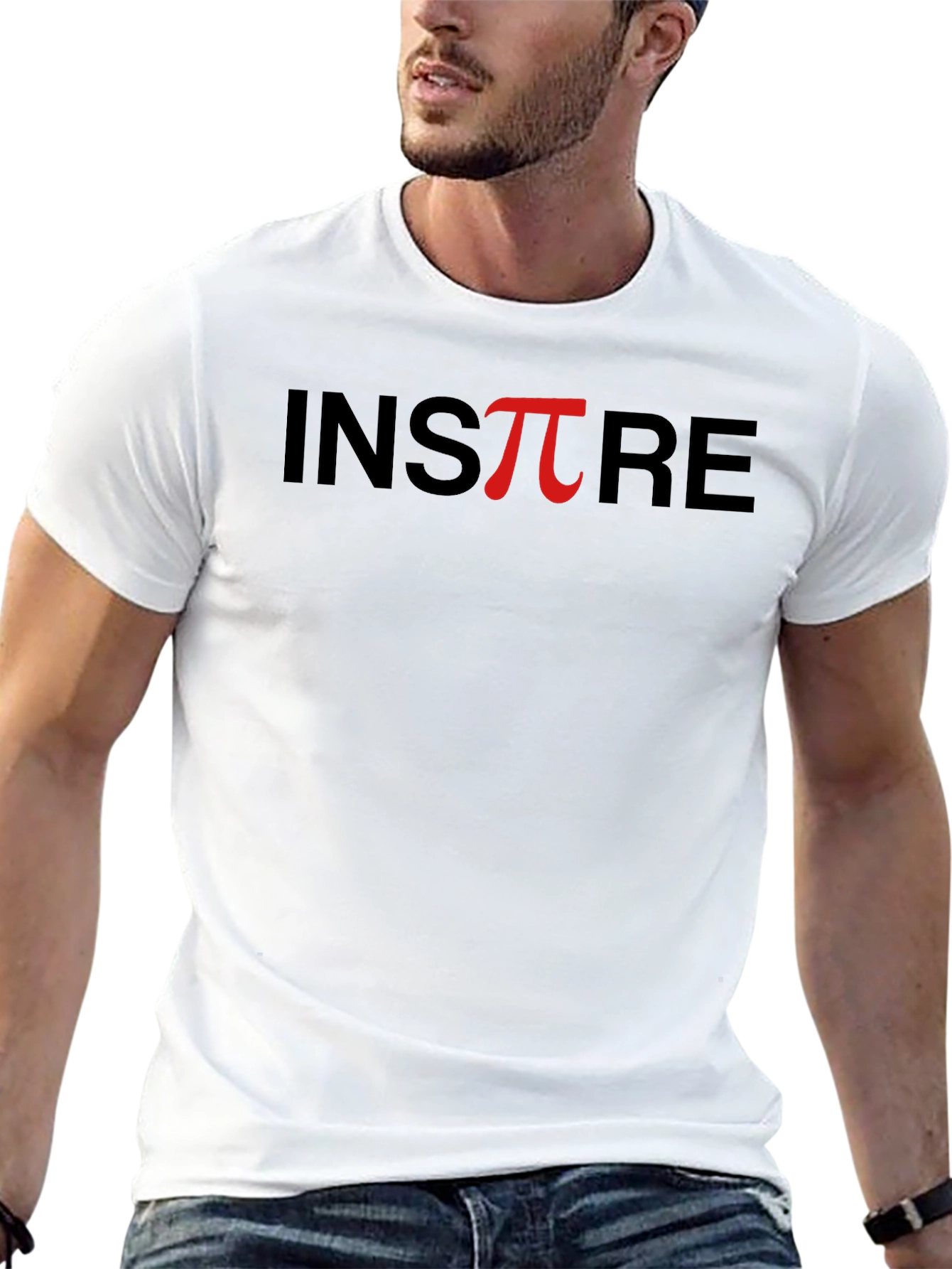 Inspire Pi Math T-Shirt - Black Short Sleeve