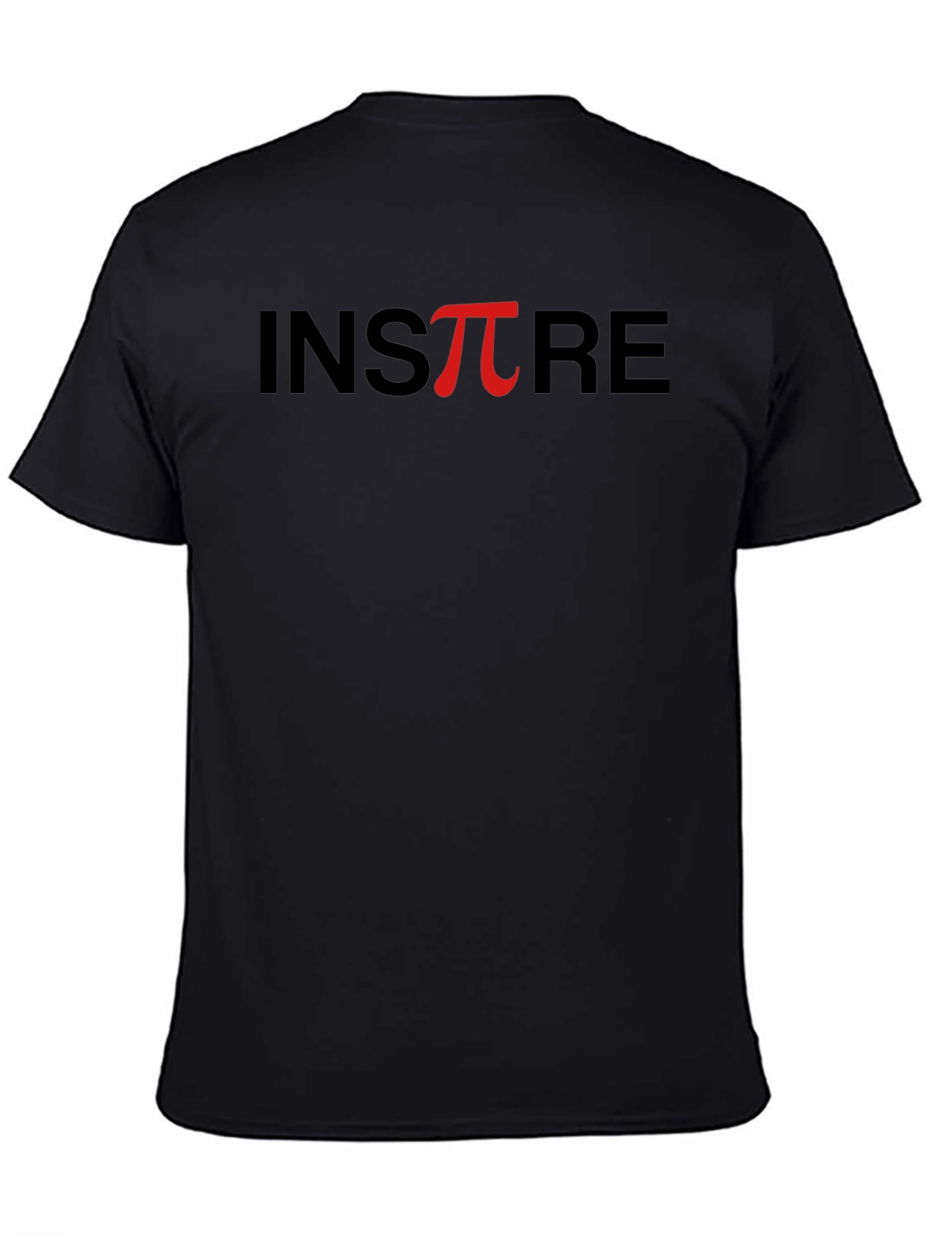 Inspire Pi Math T-Shirt - Black Short Sleeve