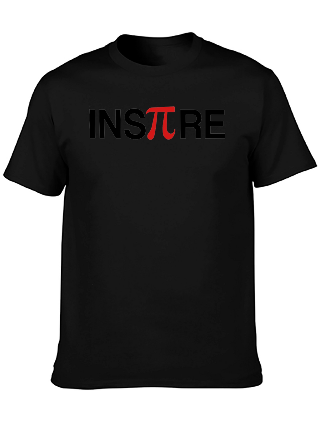 Inspire Pi Math T-Shirt - Black Short Sleeve