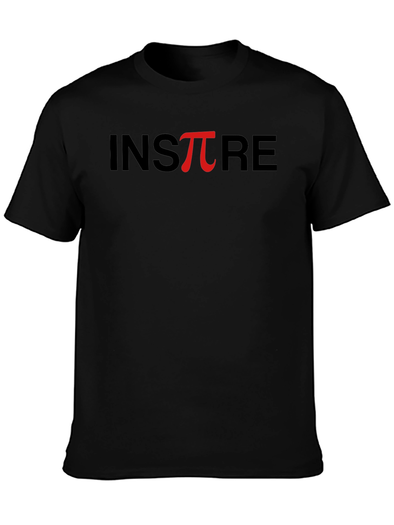 Inspire Pi Math T-Shirt - Black Short Sleeve