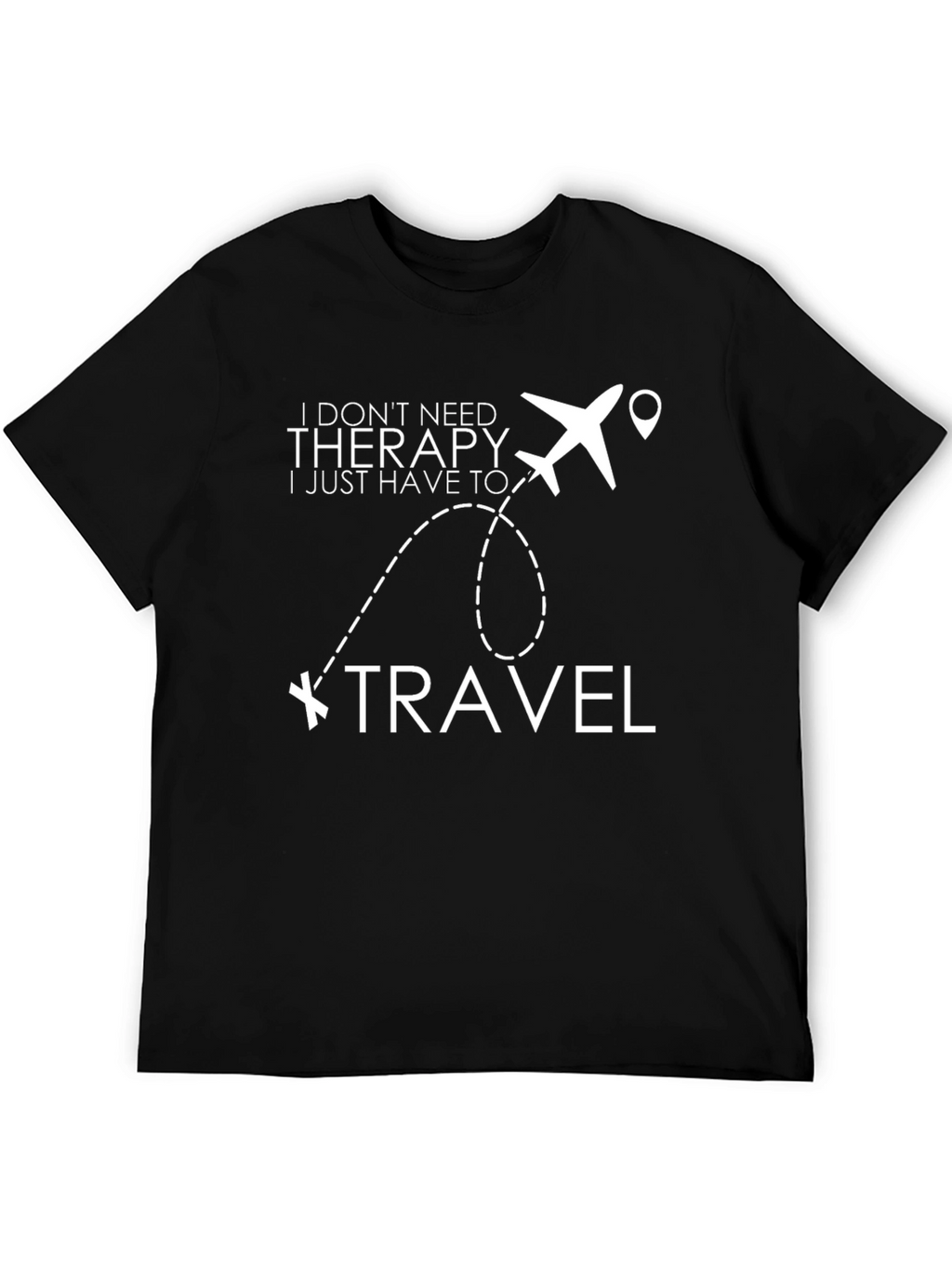 Travel Therapy T-Shirt - Airplane Graphic Tee