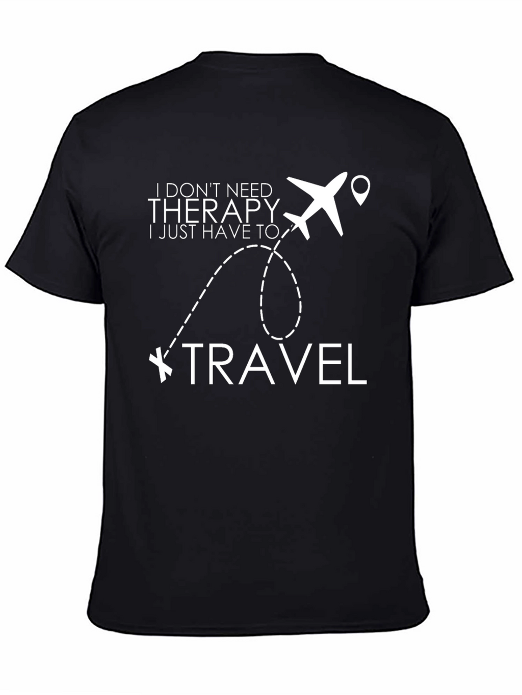Travel Therapy T-Shirt - Airplane Graphic Tee