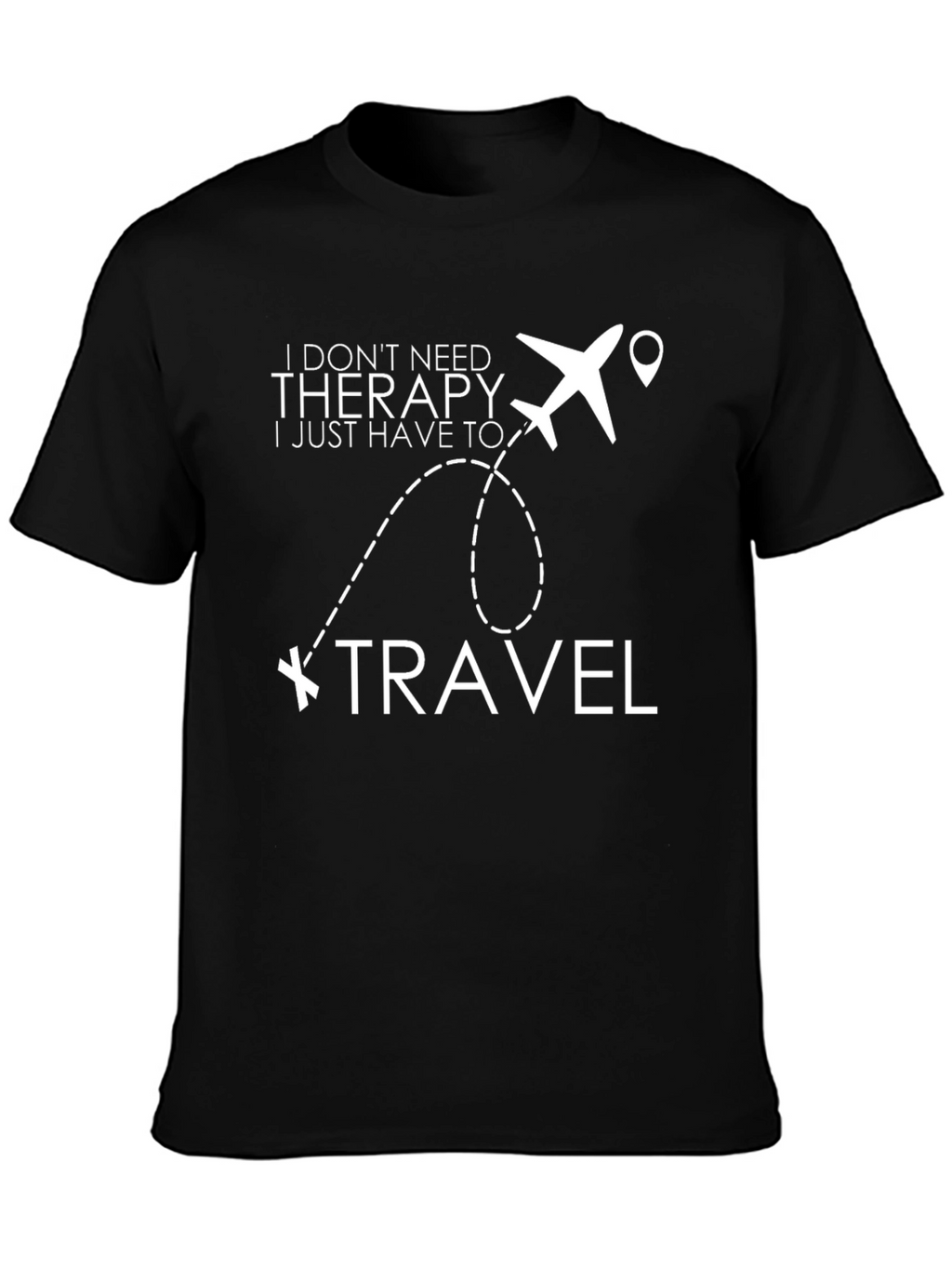 Travel Therapy T-Shirt - Airplane Graphic Tee