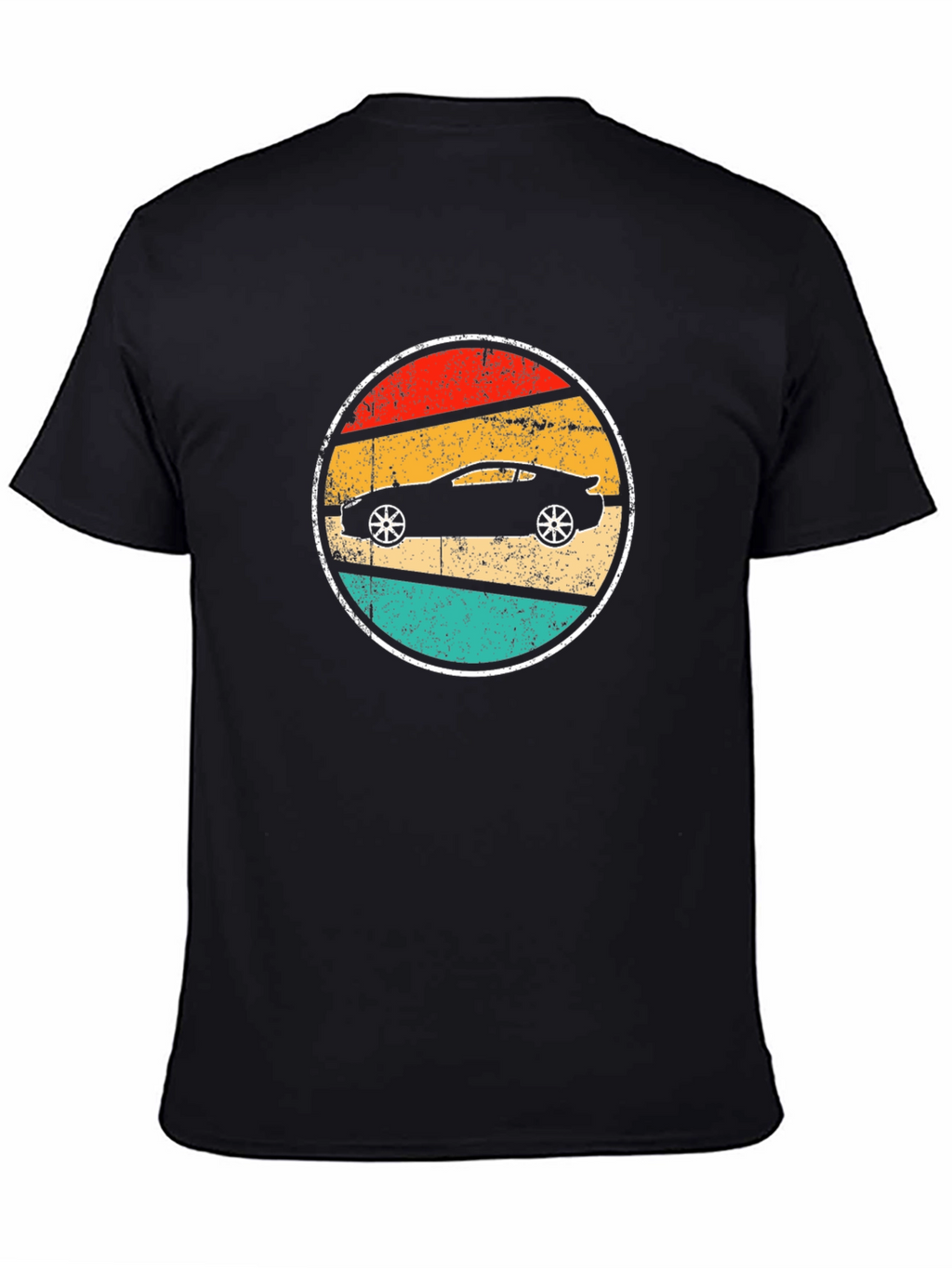 Retro Car Graphic Tee - Black