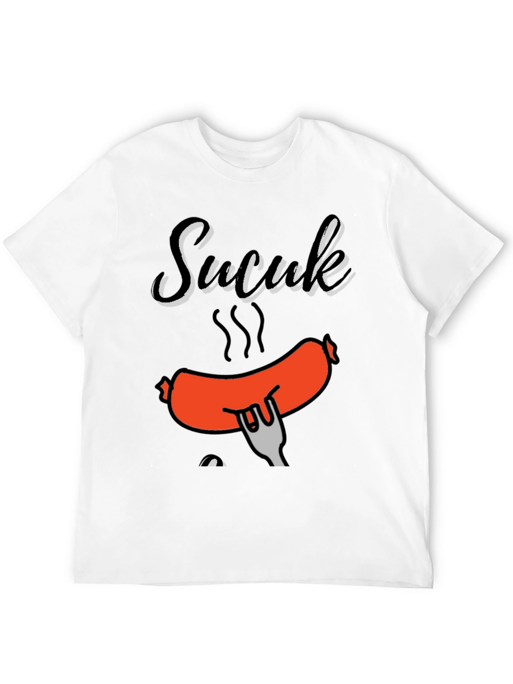Sucuk Sausage Graphic T-Shirt - Foodie Tee