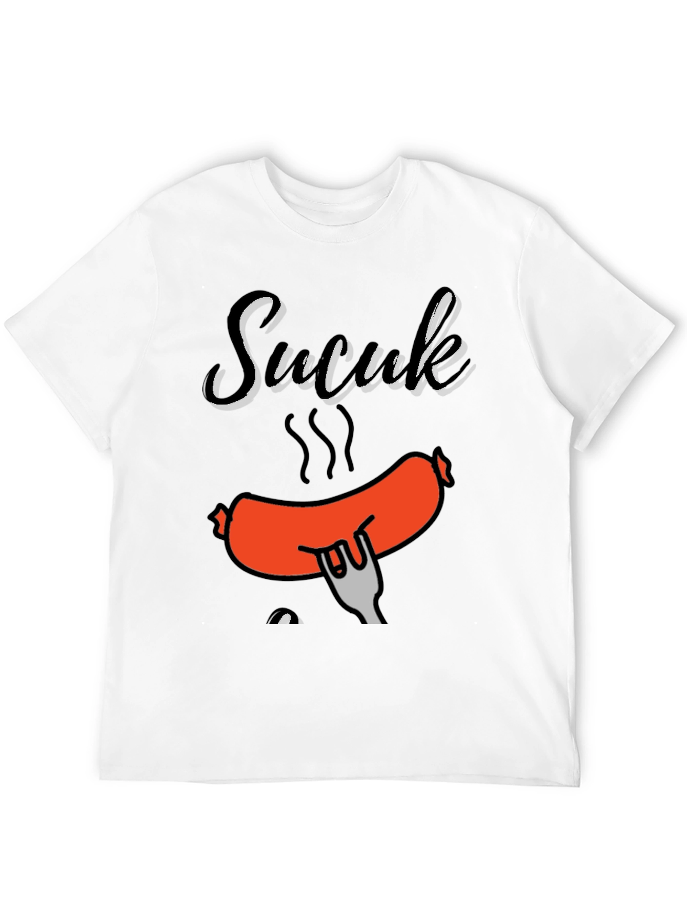 Sucuk Sausage Graphic T-Shirt - Foodie Tee
