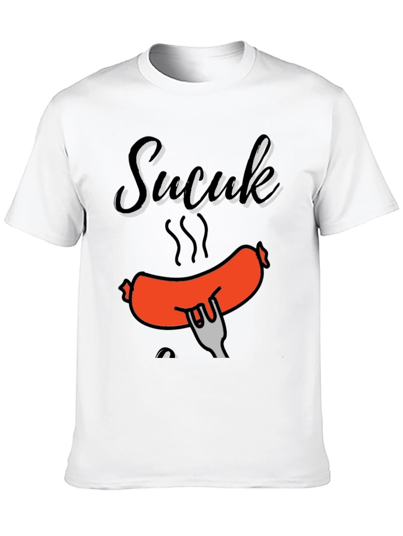 Sucuk Sausage Graphic T-Shirt - Foodie Tee