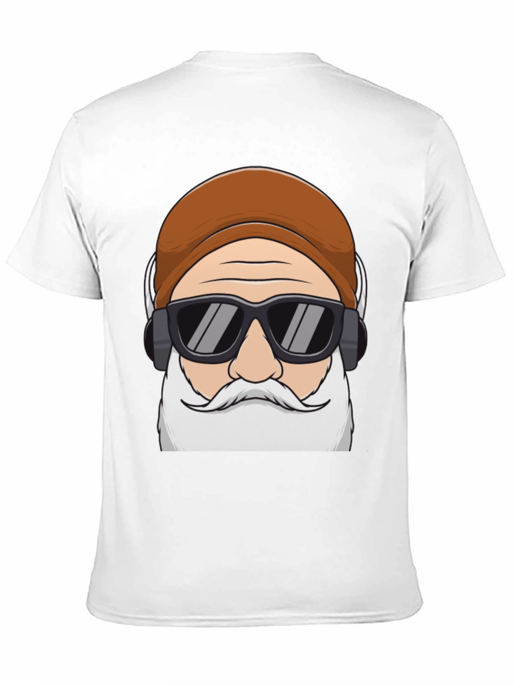 Cool Santa Graphic Tee - Holiday Hipster Style