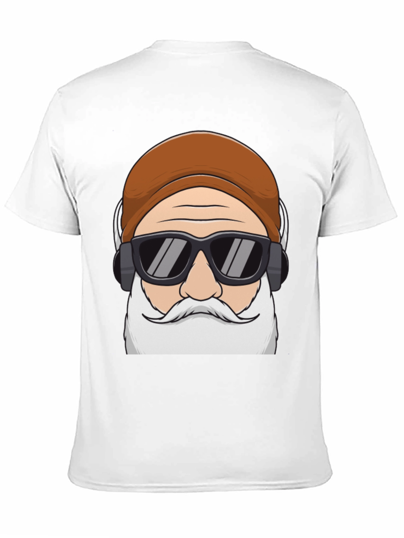 Cool Santa Graphic Tee - Holiday Hipster Style