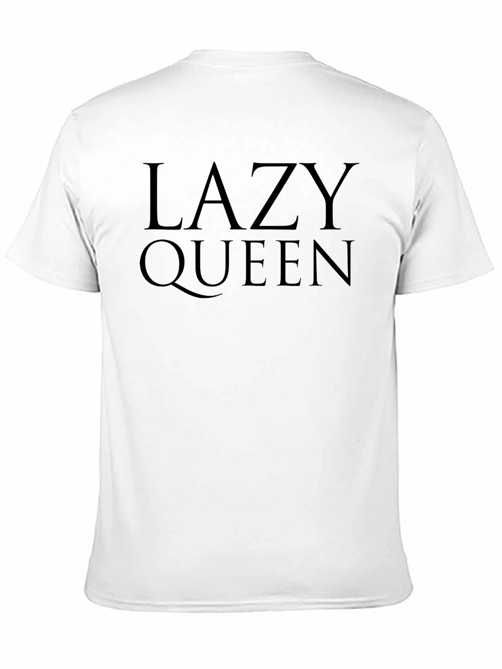Lazy Queen Black Graphic T-Shirt