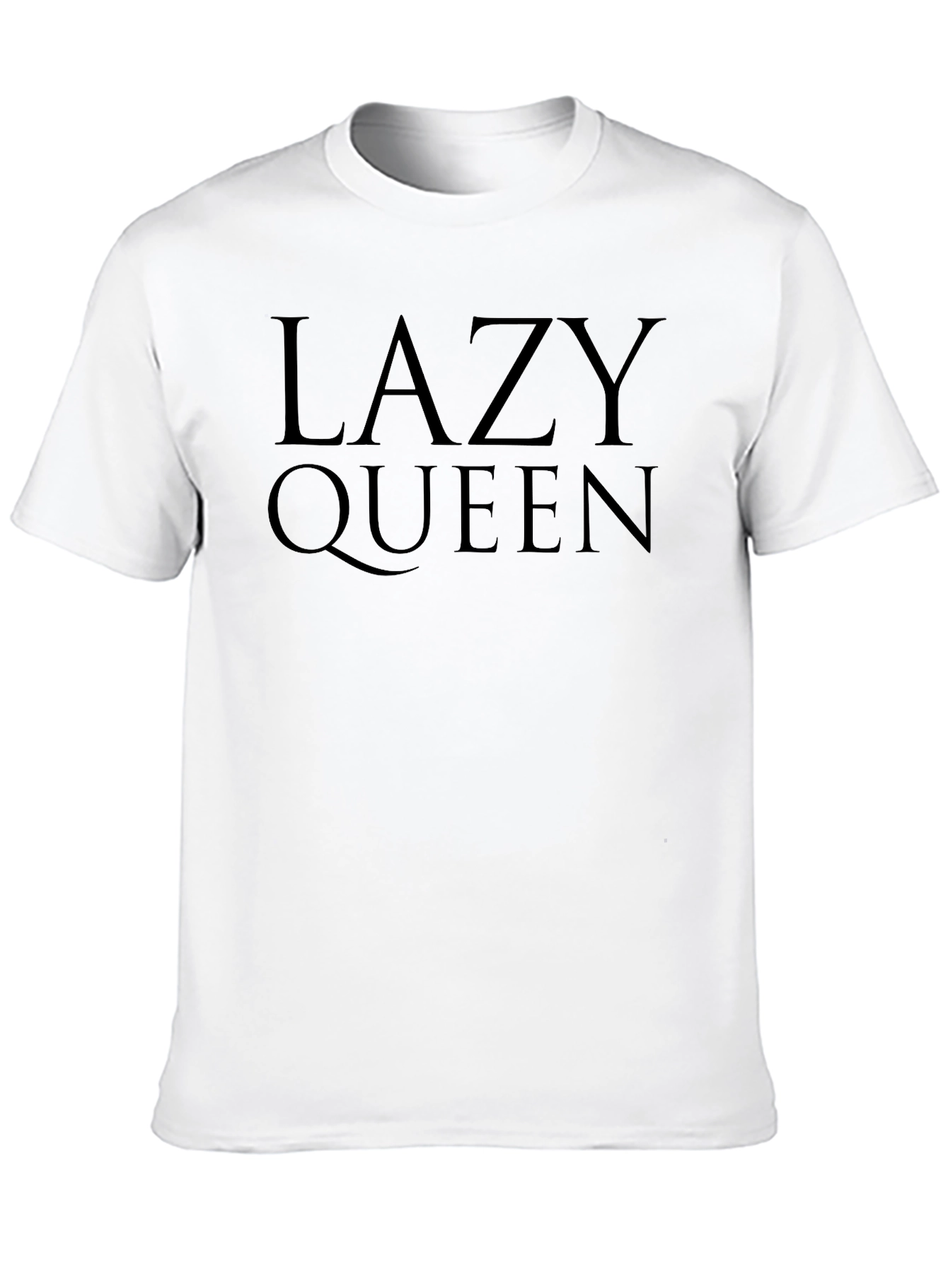 Lazy Queen Black Graphic T-Shirt