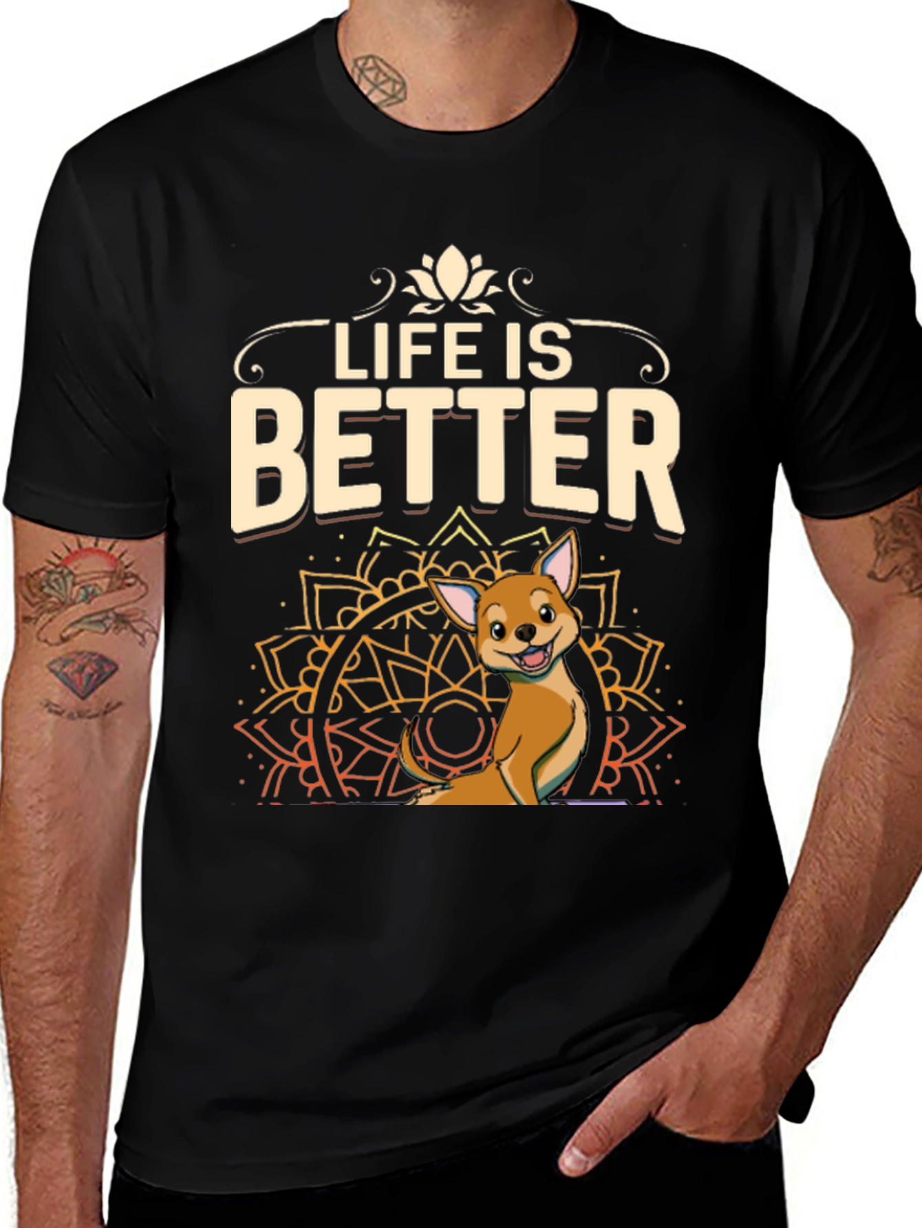 Life is Better Dog T-Shirt